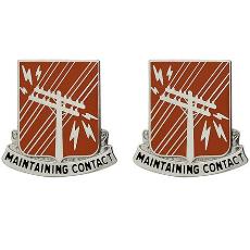 440th Signal Battalion Unit Crest (Maintaining Contact)